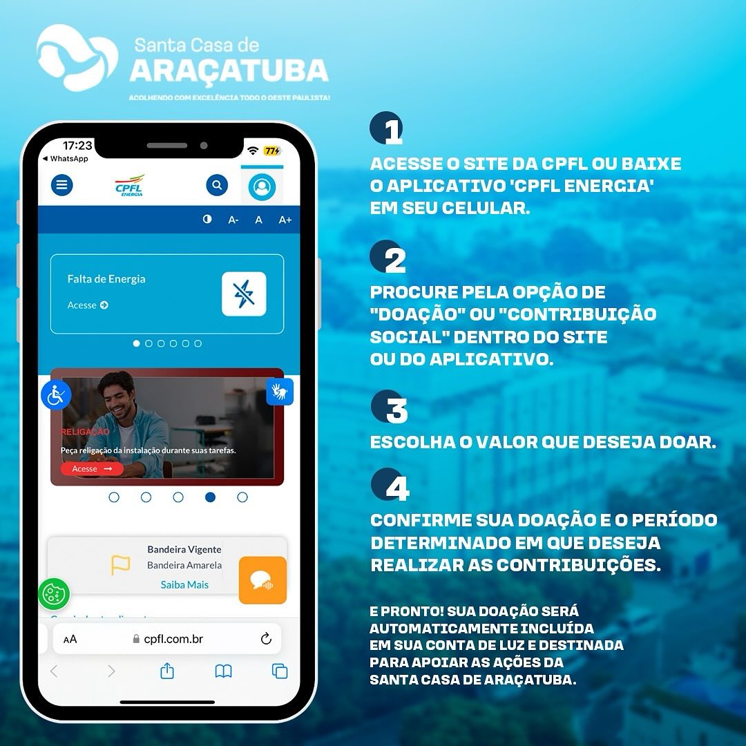 Logo Santa Casa de Araçatuba